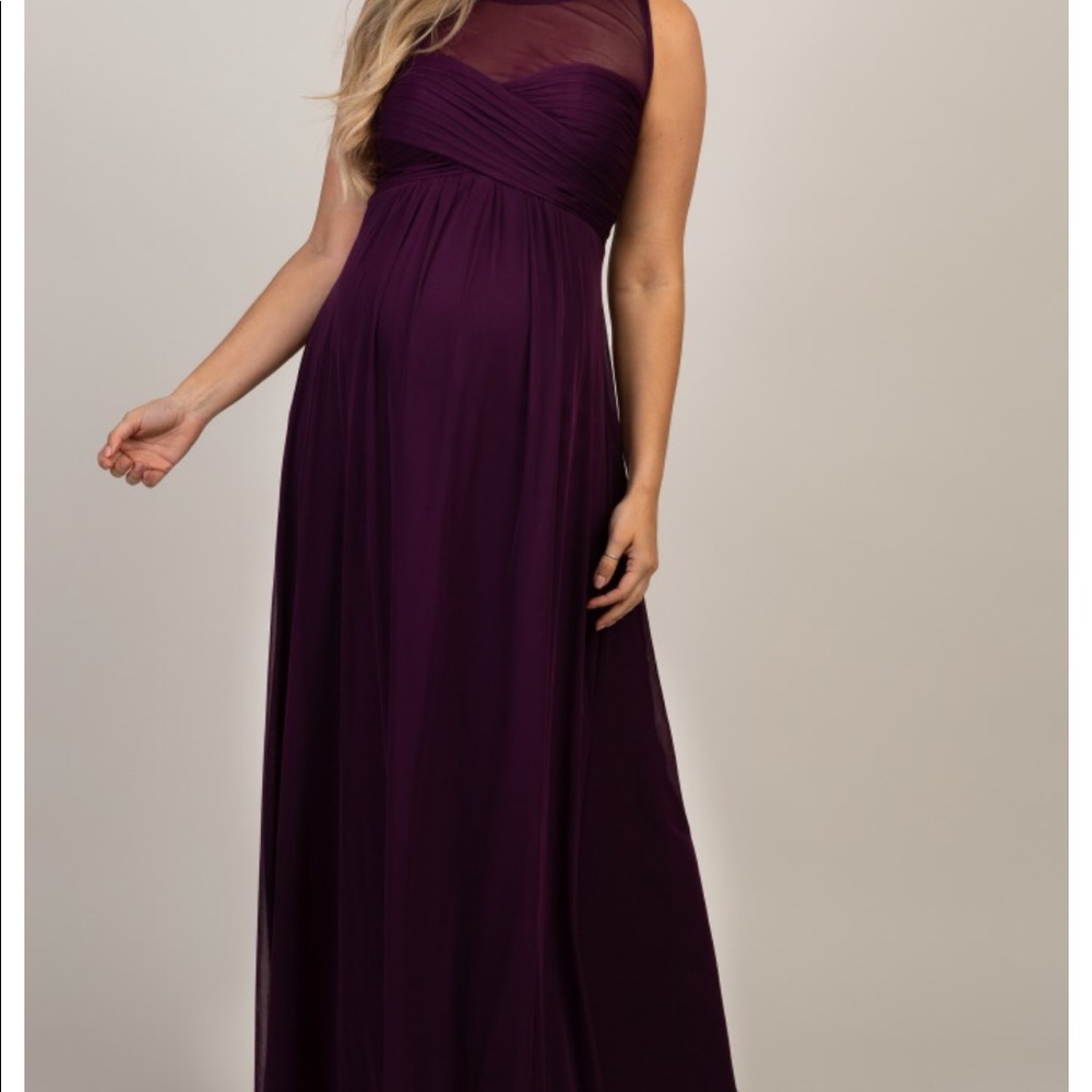 Maternity evening gown, Pinkblush, worn once